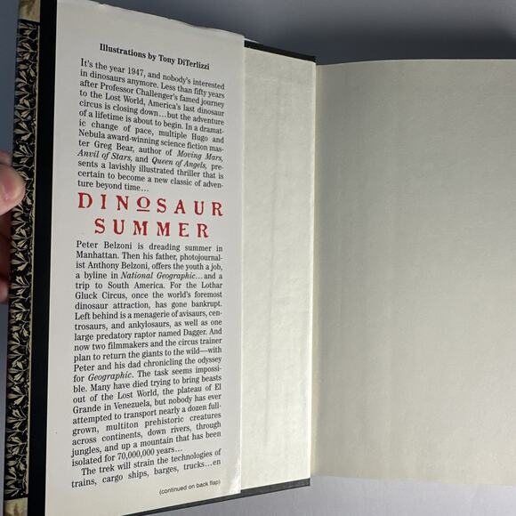 Dinosaur Summer by Greg Bear (1998, Hardcover) - Picture 7 of 10